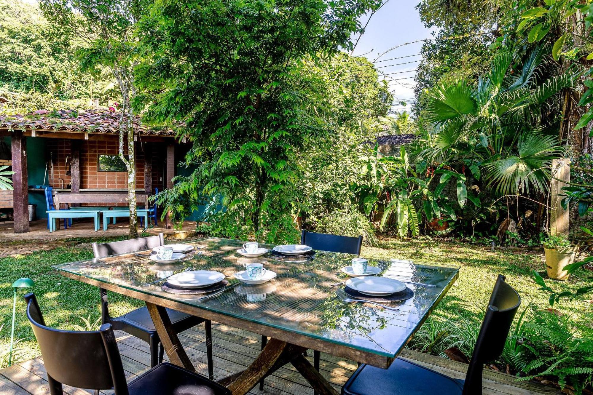 Casa Dos Passaros Na Areia A 20M Da Praia Da Baleia Com 3 Suites E 1 Dorm, Com Ar Condicionado, Wifi, Smart Tv, Cozinha Completa E Churrasqueira Sao Sebastiao  Exterior photo