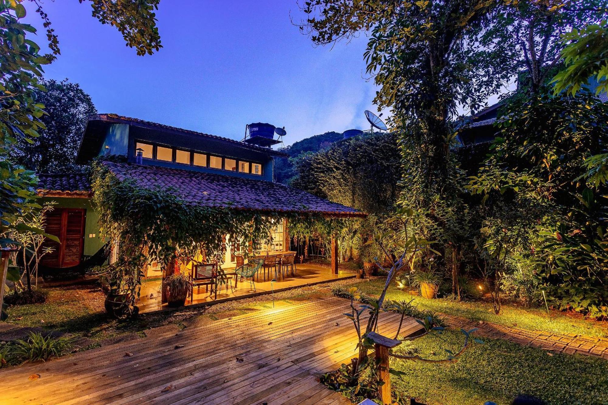 Casa Dos Passaros Na Areia A 20M Da Praia Da Baleia Com 3 Suites E 1 Dorm, Com Ar Condicionado, Wifi, Smart Tv, Cozinha Completa E Churrasqueira Sao Sebastiao  Exterior photo