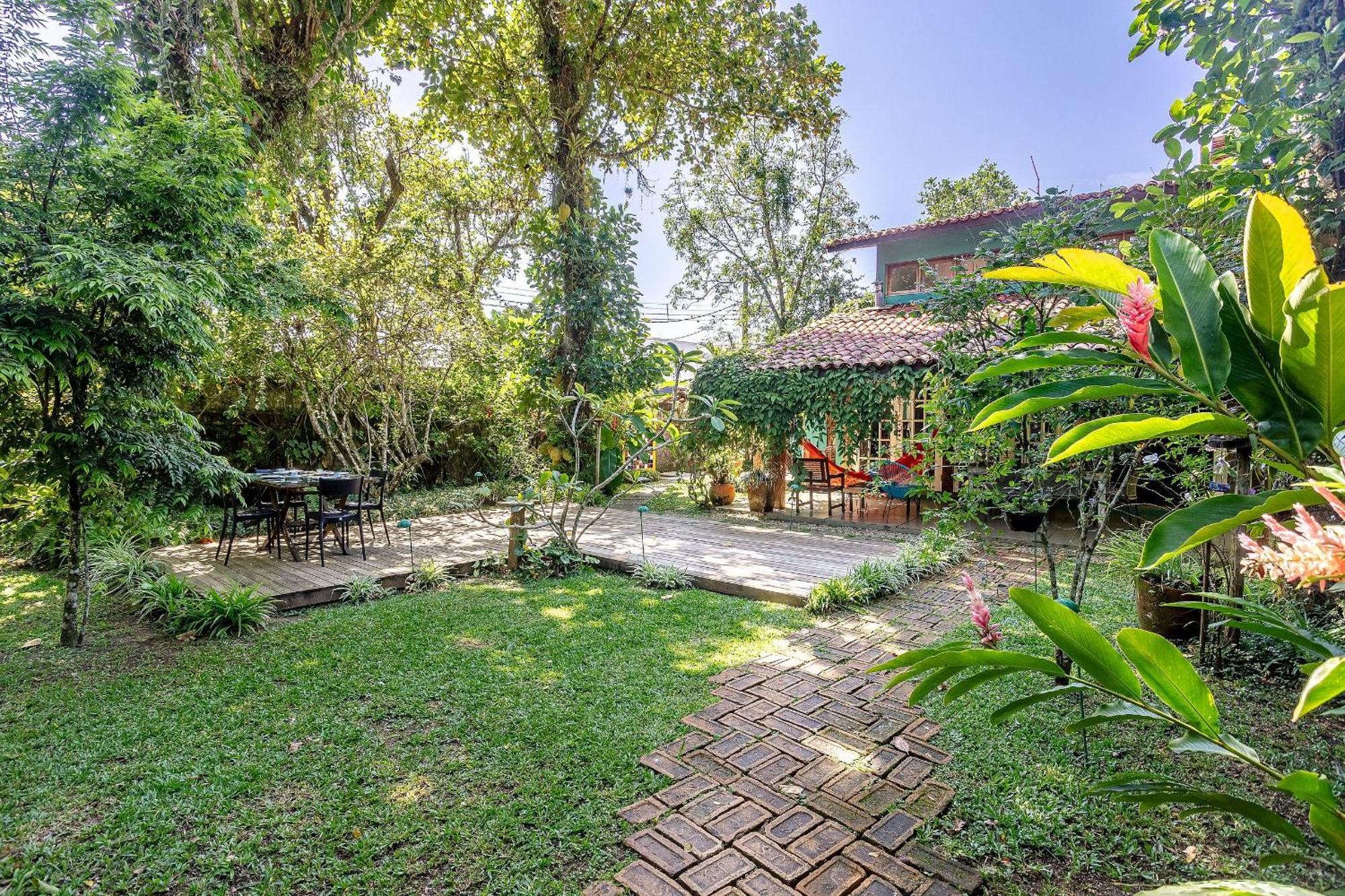 Casa Dos Passaros Na Areia A 20M Da Praia Da Baleia Com 3 Suites E 1 Dorm, Com Ar Condicionado, Wifi, Smart Tv, Cozinha Completa E Churrasqueira Sao Sebastiao  Exterior photo