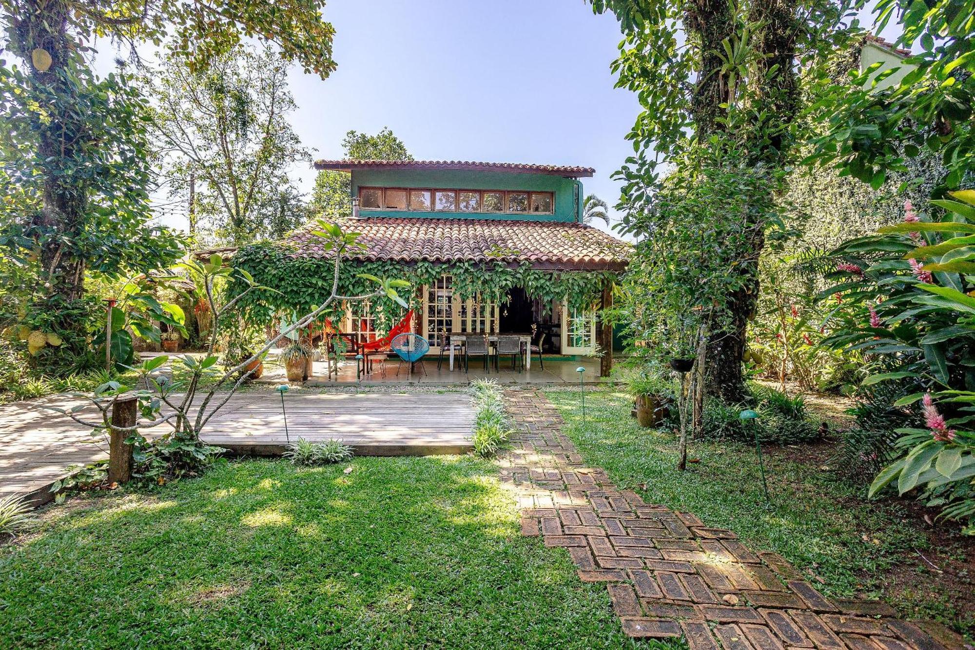 Casa Dos Passaros Na Areia A 20M Da Praia Da Baleia Com 3 Suites E 1 Dorm, Com Ar Condicionado, Wifi, Smart Tv, Cozinha Completa E Churrasqueira Sao Sebastiao  Exterior photo