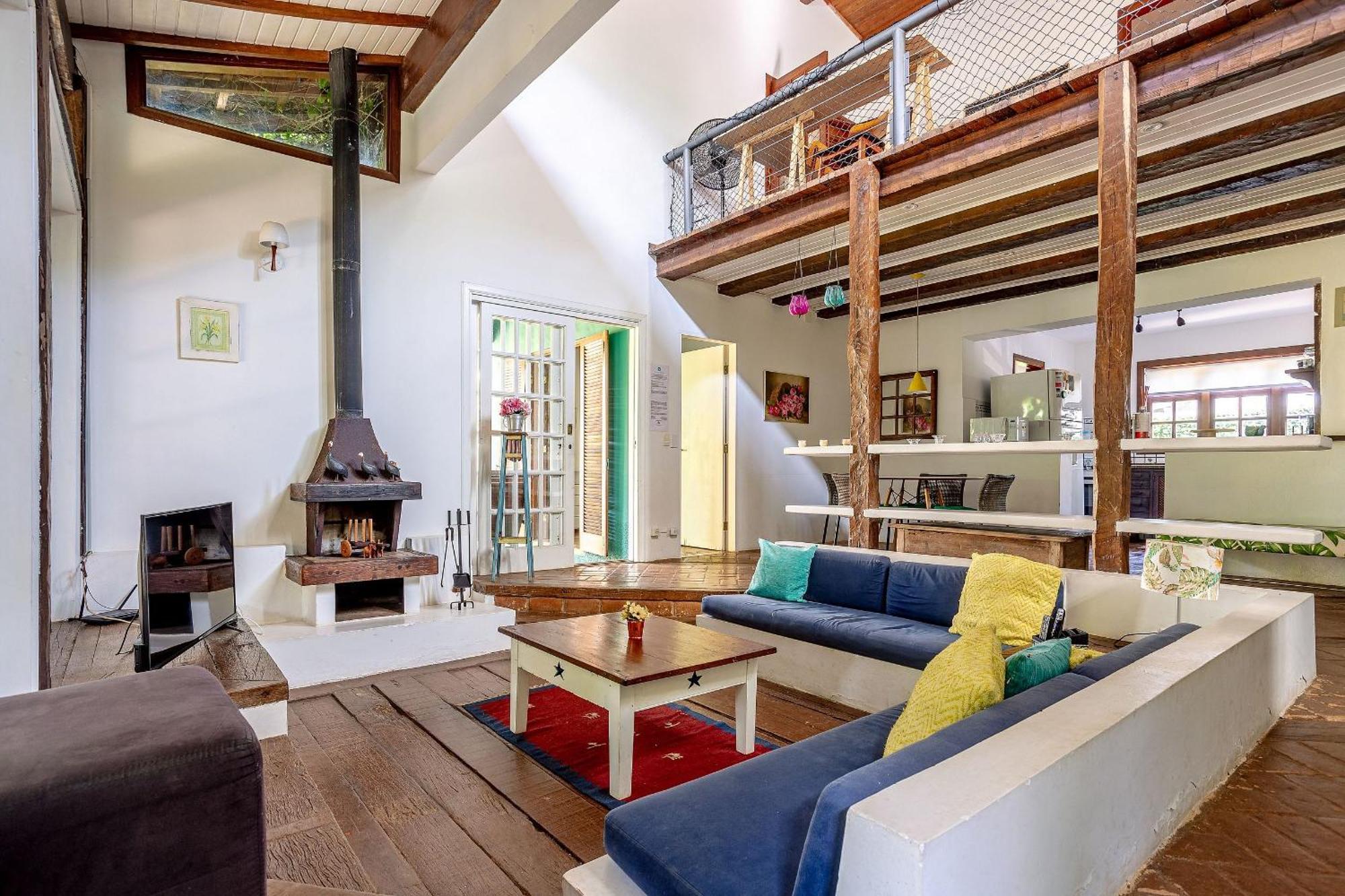 Casa Dos Passaros Na Areia A 20M Da Praia Da Baleia Com 3 Suites E 1 Dorm, Com Ar Condicionado, Wifi, Smart Tv, Cozinha Completa E Churrasqueira Sao Sebastiao  Exterior photo